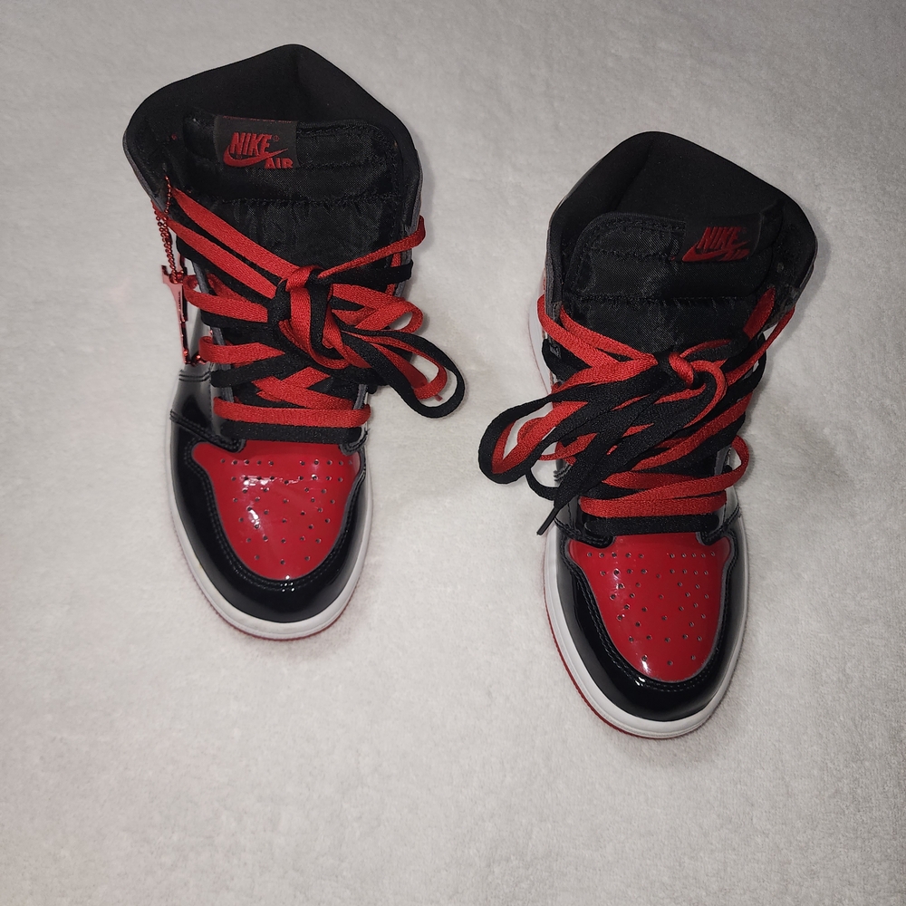 Jordan Women Sneakers - Red and Black